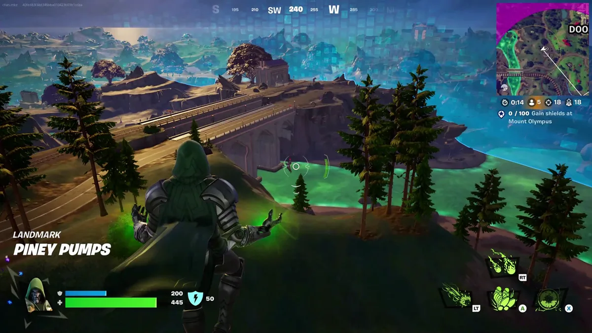 Fortnite gameplay screenshot from IGN — Loadouts, weapons, and attachment tuning
